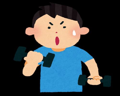 筋トレ　フリー素材_R